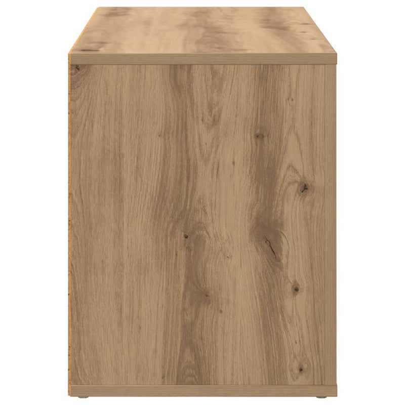 vidaXL Cipőtartó polcokkal kézműves tölgy 75 x 35 x 45 cm Faanyag