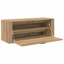 vidaXL Cipőszekrény polcokkal kézműves tölgy 100 x 35 x 38 cm Faanyag