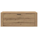 vidaXL Cipőszekrény polcokkal kézműves tölgy 100 x 35 x 38 cm Faanyag