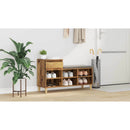 vidaXL Cipőszekrény fiókkal tárolóval Öreg fa 102 x 36 x 60 cm Faanyag