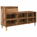 vidaXL Cipőszekrény fiókkal tárolóval Öreg fa 102 x 36 x 60 cm Faanyag