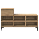vidaXL Cipőszekrény fiókkal kézműves tölgy 102 x 36 x 60 cm Faanyag