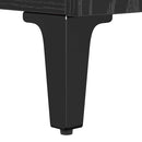 vidaXL Cipőszekrény fiókkal Musta tammi 102 x 36 x 60 cm Faanyag