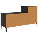 vidaXL Cipőszekrény fiókkal Musta tammi 102 x 36 x 60 cm Faanyag