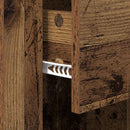 vidaXL Éjjeliszekrény fiókkal Régi fa 50 x 36 x 60 cm Faanyag