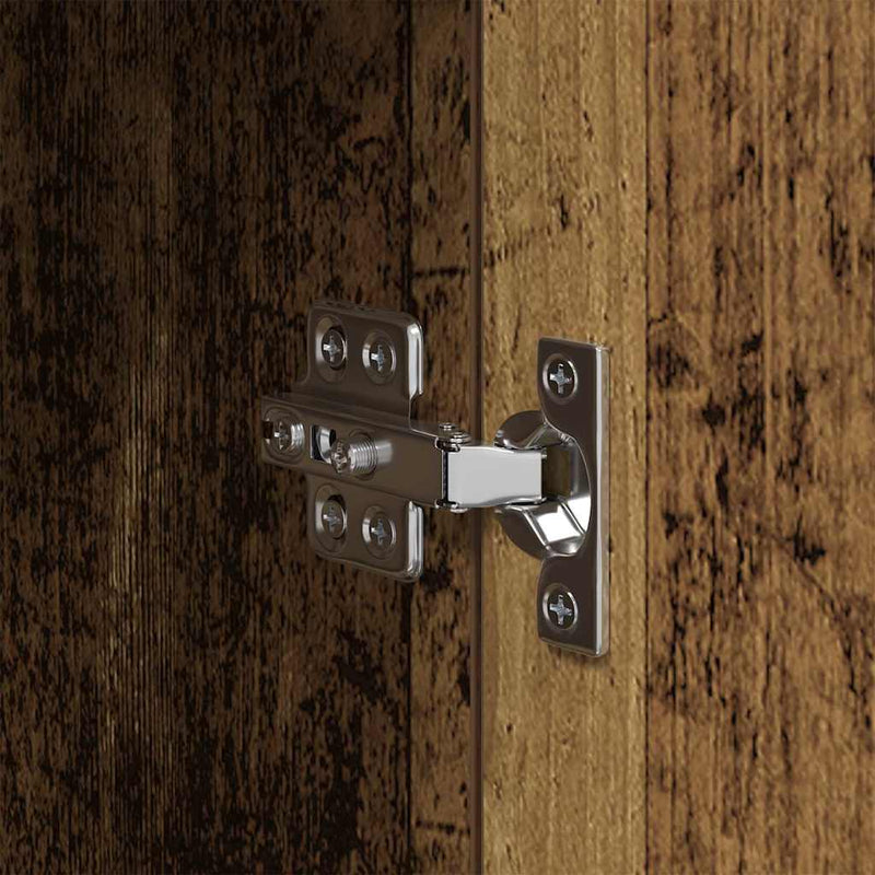 vidaXL Éjjeliszekrény fiókkal Régi fa 50 x 36 x 60 cm Faanyag