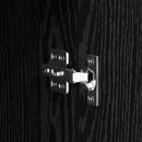 vidaXL Éjjeliszekrény fiókkal Musta tammi 50 x 36 x 60 cm Faanyag