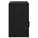 vidaXL Éjjeliszekrény fiókkal Musta tammi 50 x 36 x 60 cm Faanyag