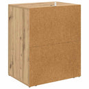 vidaXL Éjjeliszekrény fiókkal kézműves tölgy 50 x 36 x 60 cm Faanyag