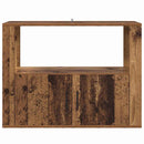 vidaXL Széf Régi fa 80 x 30 x 60 cm Faanyag