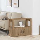 vidaXL Széf kézműves tölgy 80 x 30 x 60 cm Faanyag