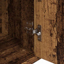 vidaXL Széf Régi fa 30 x 80 x 90 cm Faanyag