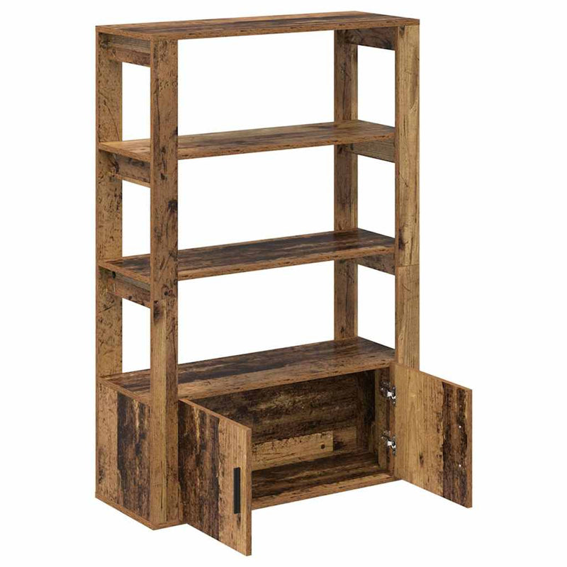 vidaXL Széf Régi fa 30 x 80 x 119.5 cm Faanyag