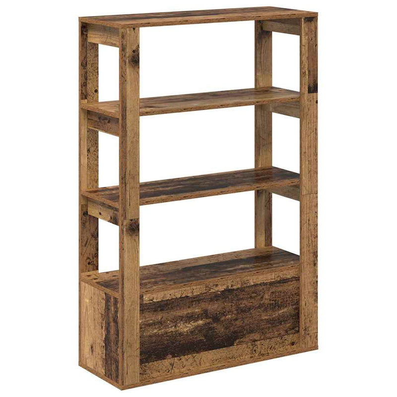 vidaXL Széf Régi fa 30 x 80 x 119.5 cm Faanyag