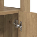 vidaXL Széf kézműves tölgy 30 x 80 x 119.5 cm Faanyag