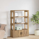 vidaXL Széf kézműves tölgy 30 x 80 x 119.5 cm Faanyag