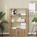 vidaXL Széf kézműves tölgy 30 x 80 x 119.5 cm Faanyag