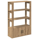 vidaXL Széf kézműves tölgy 30 x 80 x 119.5 cm Faanyag