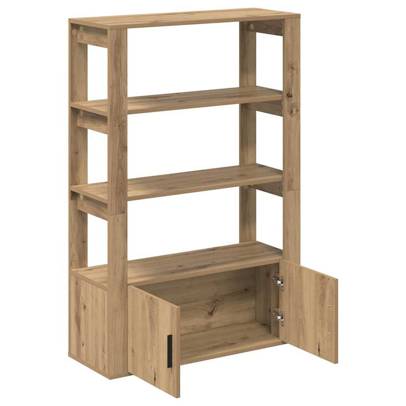 vidaXL Széf kézműves tölgy 30 x 80 x 119.5 cm Faanyag