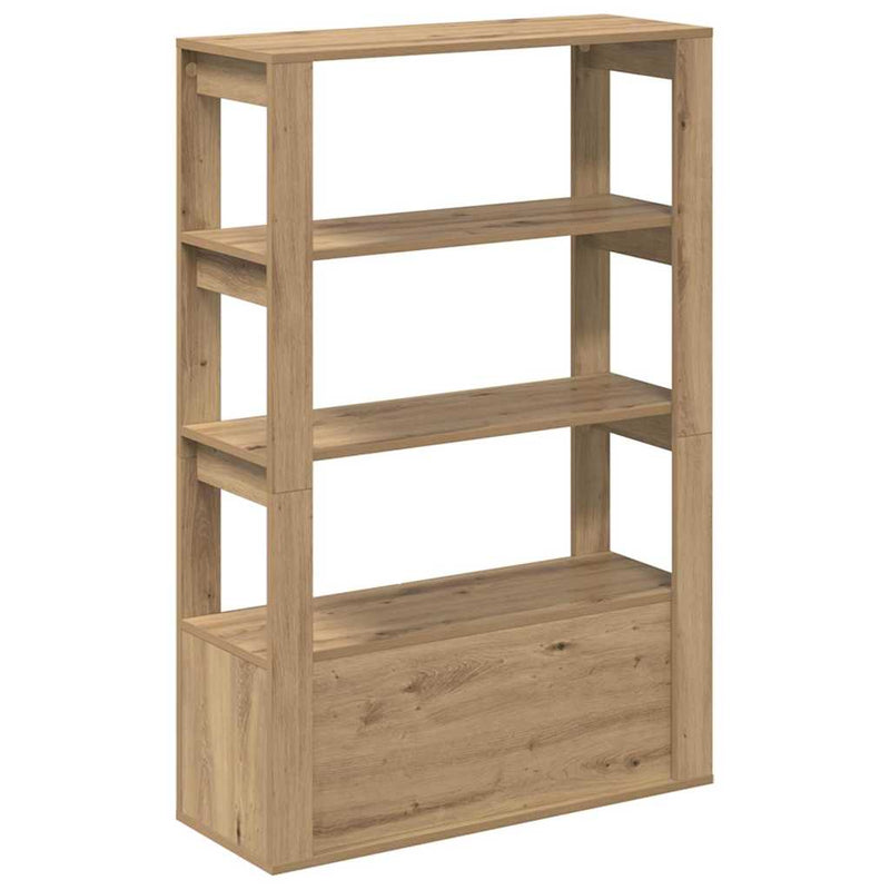 vidaXL Széf kézműves tölgy 30 x 80 x 119.5 cm Faanyag