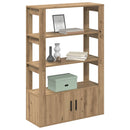 vidaXL Széf kézműves tölgy 30 x 80 x 119.5 cm Faanyag