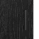 vidaXL Széf Musta tammi 30 x 80 x 119.5 cm Faanyag