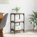 vidaXL Könyvespolc Régi fa 40 x 33 x 70,5 cm Műszaki fa és vas