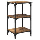 vidaXL Könyvespolc Régi fa 40 x 33 x 70,5 cm Műszaki fa és vas