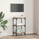 vidaXL Könyvespolc kézműves tölgy 40 x 33 x 70,5 cm Műszaki fa és vas