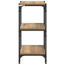 vidaXL Könyvespolc kézműves tölgy 40 x 33 x 70,5 cm Műszaki fa és vas