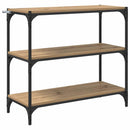 vidaXL Könyvespolc Artisan tölgy 80 x 33 x 70,5 cm Műszaki fa és vas