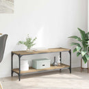 vidaXL TV szekrény Artisan tölgy 100x33x41cm Műszaki fa és vas