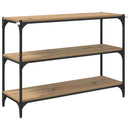 vidaXL Könyvespolc kézműves tölgy 100 x 33 x 70,5 cm Műszaki fa és vas