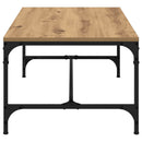 vidaXL Dohányzóasztal Artisan tölgy 100 x 50 x 35 cm Faanyag