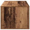 vidaXL Dohányzóasztal fiókkal Öreg fa 80 x 50 x 40 cm Faanyag