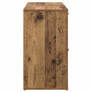 vidaXL Széf fiókkal Öreg fa 100 x 33 x 59.5 cm Faanyag