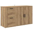 vidaXL Széf Artisan tölgy 100 x 33 x 59.5 cm Szerelt Fa