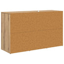 vidaXL Széf Artisan tölgy 100 x 33 x 59.5 cm Szerelt Fa