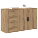 vidaXL Széf Artisan tölgy 100 x 33 x 59.5 cm Szerelt Fa