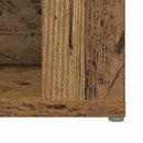 vidaXL Széf fiókkal Öreg fa 100 x 30 x 59,5 cm Faanyag