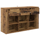 vidaXL Széf fiókkal Öreg fa 100 x 30 x 59,5 cm Faanyag