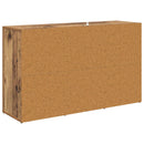 vidaXL Széf fiókkal Öreg fa 100 x 30 x 59,5 cm Faanyag