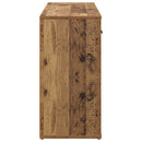 vidaXL Széf fiókkal Öreg fa 100 x 30 x 59,5 cm Faanyag