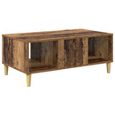 vidaXL Dohányzóasztal fiókkal Öreg fa 90 x 50 x 26.5 cm Faanyag