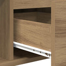 vidaXL Dohányzóasztal fiókkal Artisan tölgy 90 x 50 x 26.5 cm Faanyag