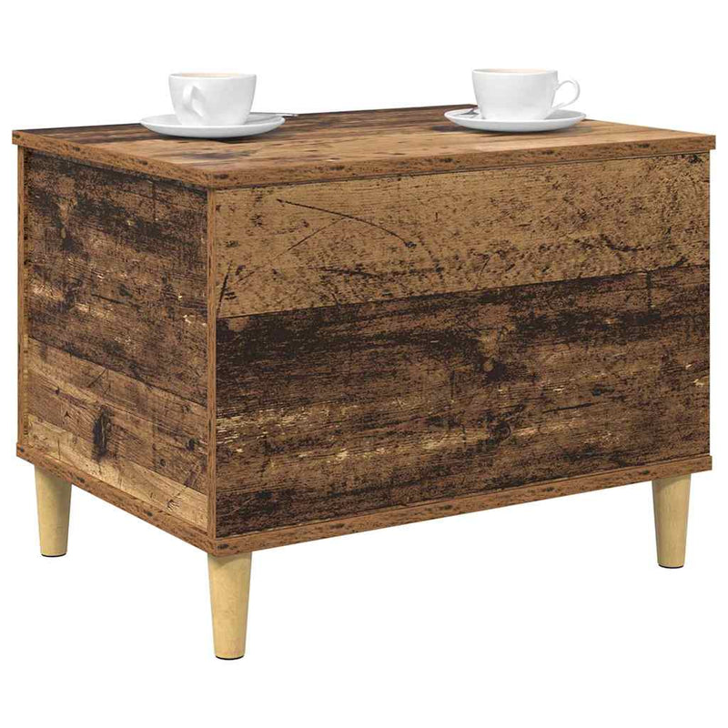 vidaXL Éjjeliszekrény Régi fa 60 x 44,5 x 45 cm Faanyag