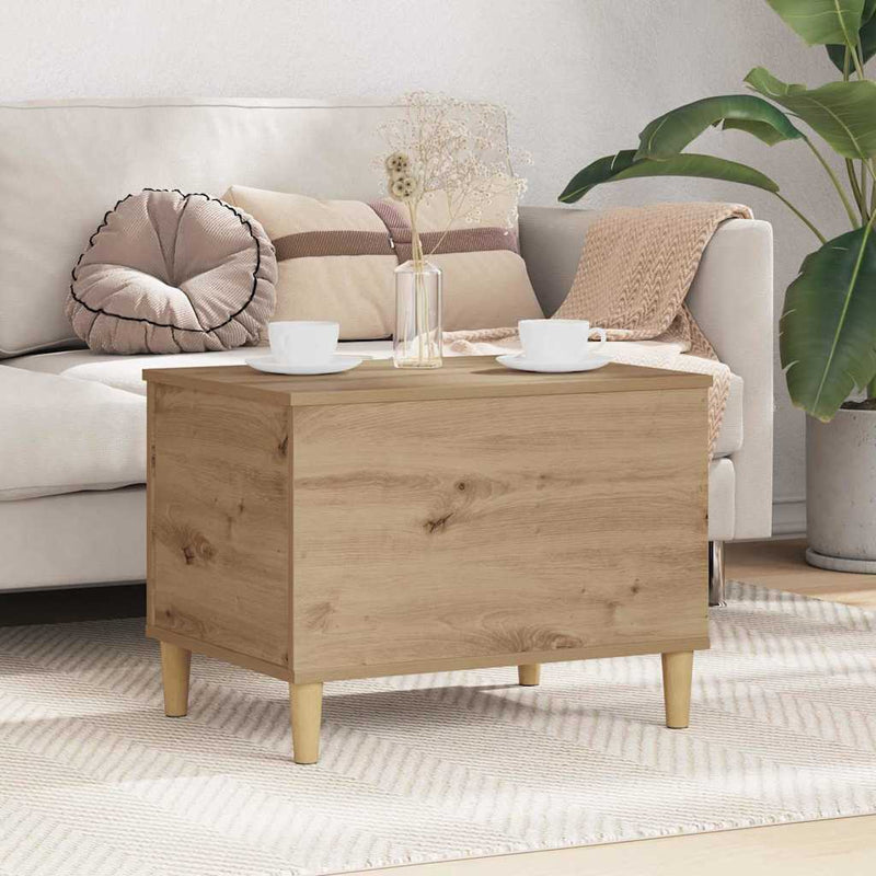 vidaXL Éjjeliszekrény kézműves tölgy 60 x 44,5 x 45 cm Faanyag
