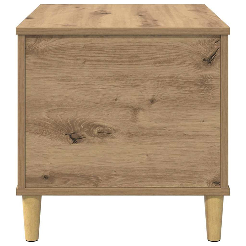 vidaXL Éjjeliszekrény kézműves tölgy 60 x 44,5 x 45 cm Faanyag