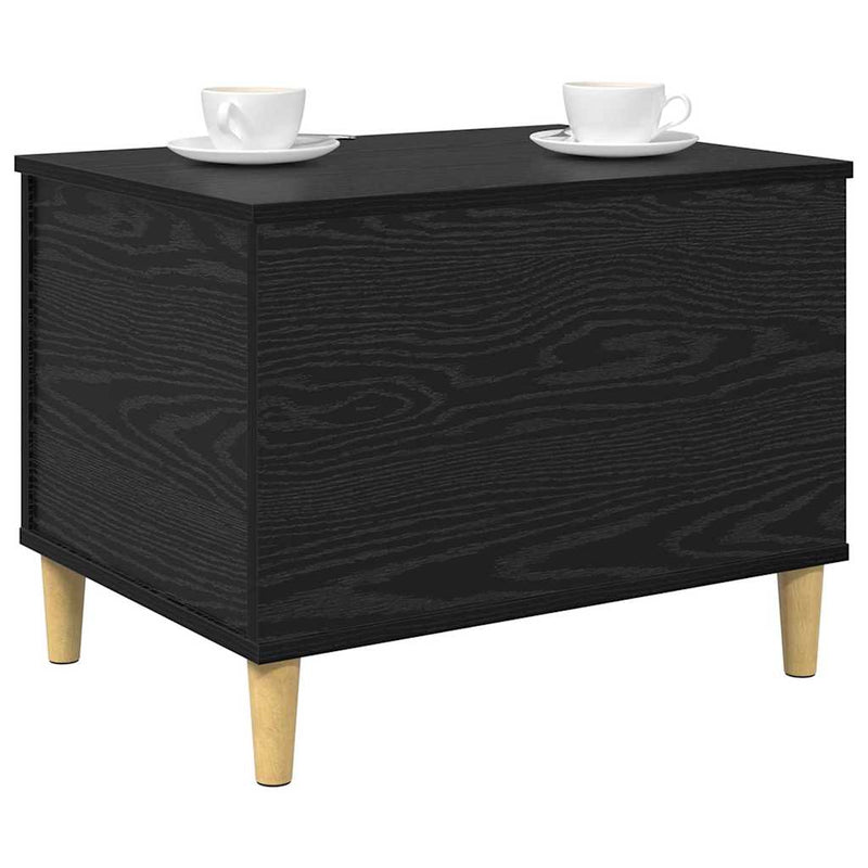 vidaXL Éjjeliszekrény Musta tammi 60 x 44,5 x 45 cm Faanyag