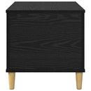 vidaXL Éjjeliszekrény Fekete tölgy 60 x 44,5 x 45 cm Faanyag